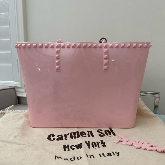 Carmen Sol New York Pink Tote - Picture 2 of 4